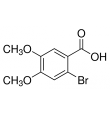 2-бром-4,5-диметоксибензойная кислота, 97%, Acros Organics, 5г