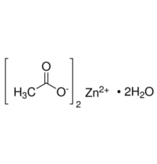 Цинк ацетат дигидрат, 98+%, ACS реактив., Acros Organics, 10кг