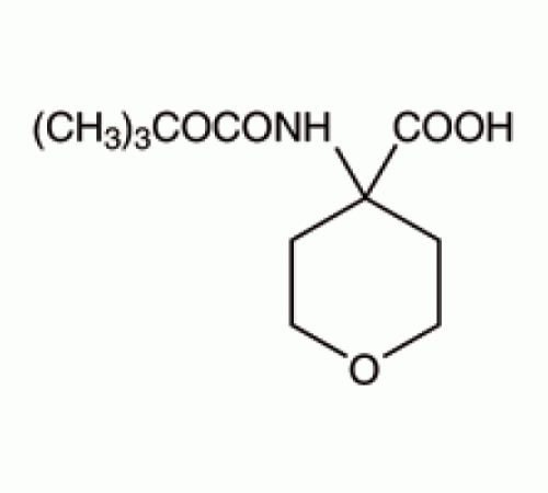 4 - (Boc-амино) тетрагидропиран-4-карбоновой кислоты, 95%, Alfa Aesar, 50 мг