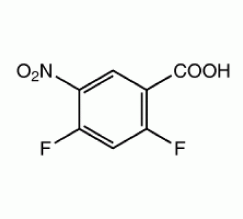 2,4-дифтор-5-нитробензойной кислоты, 97%, Alfa Aesar, 5 г