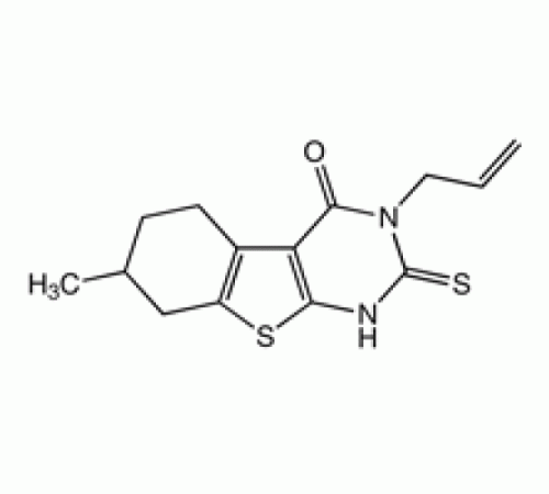 3-аллил-7-метил-2-меркапто-5, 6,7,8-тетрагидро [1] бензотиено [2,3-D] пиримидин-4 (3H) -он, 96%, Alfa Aesar, 1 г