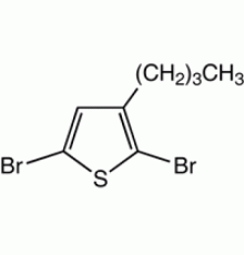 2,5-дибром-3-н-бутилтиофен, 96%, Alfa Aesar, 1 г