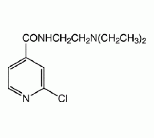 2-Хлор-N- [2 - (диэтиламино) этил] пиридин-4-карбоксамид, 95%, Alfa Aesar, 250 мг
