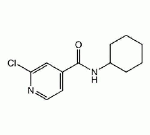 2-Хлор-N-циклогексилпиридин-4-карбоксамид, 95%, Alfa Aesar, 1 г