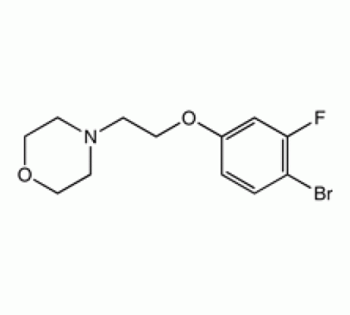 4 - [2 - (4-бром-3-фторфенокси) этил] морфолин, 96%, Alfa Aesar, 250 мг