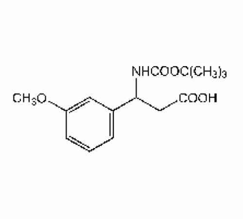 3 - (Boc-амино) -3 - (3-метоксифенил) пропионовой кислоты, 99%, Alfa Aesar, 250 мг