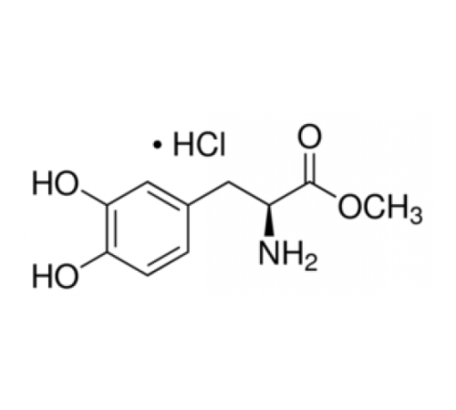 Твердый гидрохлорид метилового эфира L-3,4-дигидроксифенилаланина Sigma D1507