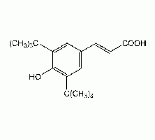 3,5-ди-трет-бутил-4-гидроксикоричной кислоты, преимущественно транс, 98%, Alfa Aesar, 50 г