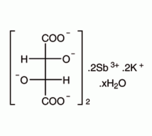 Тартрат сурьмы гидрат калия, 98%, Alfa Aesar, 100 г