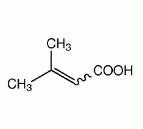 3,3-Диметилакриловая кислота, 98%, Alfa Aesar, 100 г