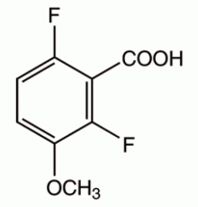 2,6-дифтор-3-метоксибензойной кислоты, 97%, Alfa Aesar, 1г