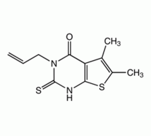 3-аллил-5,6-диметил-2-тиоксо-2, 3-дигидротиено [2,3-D] пиримидин-4 (1Н) -он, 96%, Alfa Aesar, 5 г