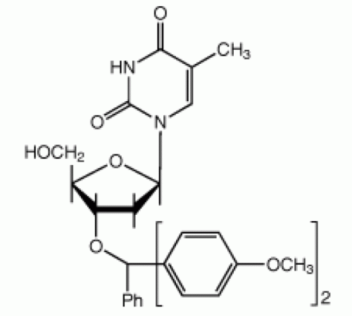 3'-O- (4,4'-диметокситритил) тимидина, 97%, Alfa Aesar, 250 мг