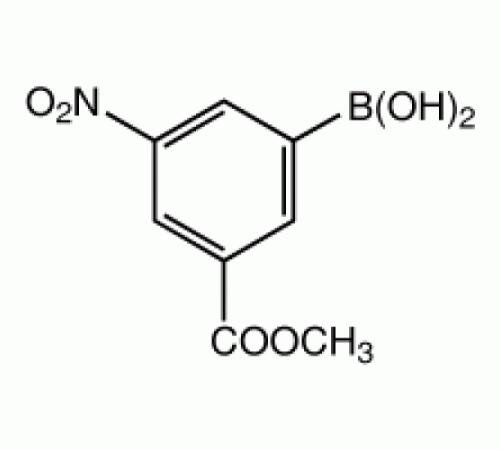 3-метоксикарбонил-5-нитробензолбороновая кислота, 98%, Alfa Aesar, 1г