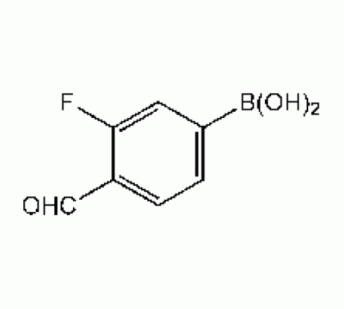 3-фтор-4-формилфенилборная кислота, 95%, Acros Organics, 1г