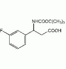 3 - (Boc-амино) -3 - (3-фторфенил) пропионовой кислоты, 99%, Alfa Aesar, 250 мг