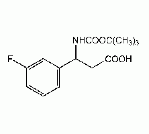 3 - (Boc-амино) -3 - (3-фторфенил) пропионовой кислоты, 99%, Alfa Aesar, 250 мг