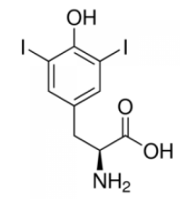 3,5-дийод-L-тирозин гидрат, 98% (сухой вес.), Может содержать до примерно 10% воды, Alfa Aesar, 100 г