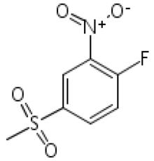 2-фтор-5-метилсульфонилнитробензол, 95%, Acros Organics, 2.5г