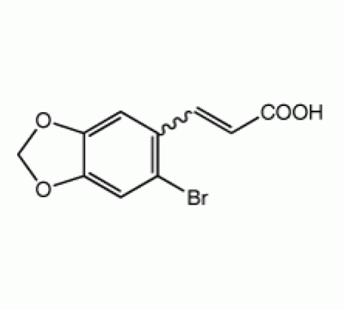 2-Бром-4,5-метилендиоксициннамовая кислота, 97%, Alfa Aesar, 1 г