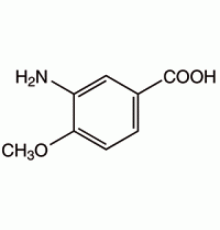 3-Амино-4-метоксибензойной кислоты, 98 +%, Alfa Aesar, 25г