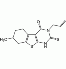 3-аллил-7-метил-2-меркапто-5, 6,7,8-тетрагидро [1] бензотиено [2,3-D] пиримидин-4 (3H) -он, 96%, Alfa Aesar, 250 мг