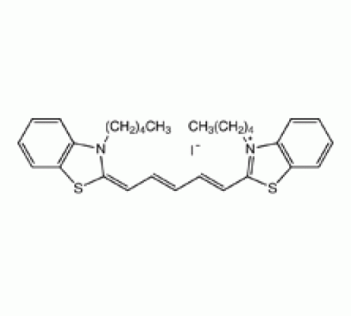 3,3 '-ди-н-пентилтиадикарбоцианин йодид, 96%, Alfa Aesar, 500 мг