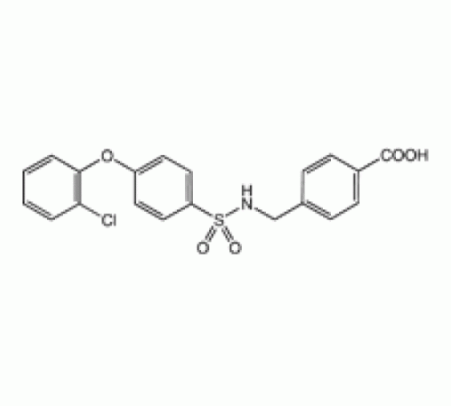 4 - [4 - (2-хлорфенокси) фенилсульфониламинометил] бензойной кислоты, 96%, Alfa Aesar, 250 мг