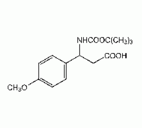 3 - (Boc-амино) -3 - (4-метоксифенил) пропионовой кислоты, 99%, Alfa Aesar, 250 мг
