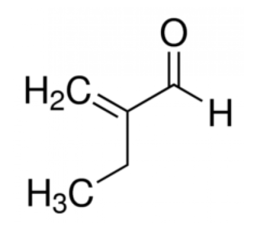 2-Этилакролеин, техн. 90%, удар. с 50ppm гидрохинон, Alfa Aesar, 5г