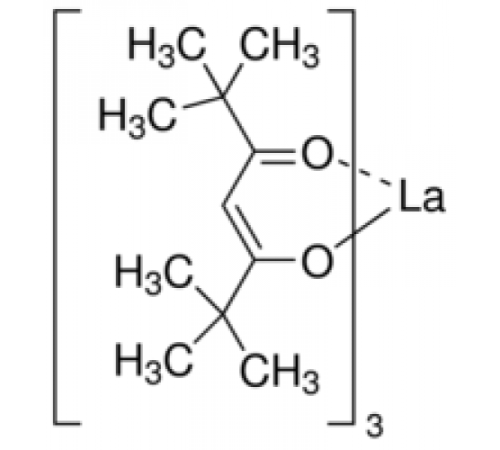 Трис (2,2,6,6-тетраметил-3,5-гептандионато) лантан (III), 98%, Alfa Aesar, 1г