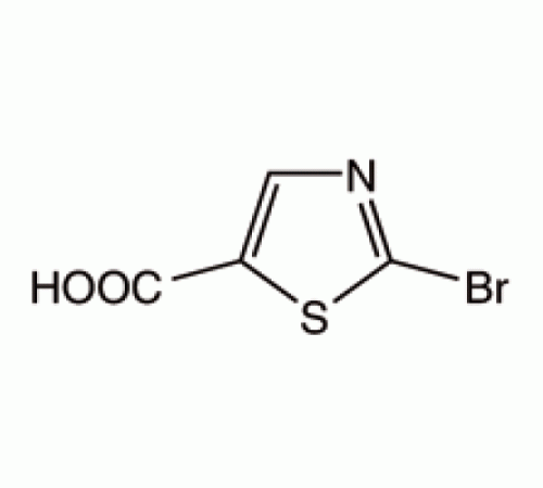 2-бромтиазола-5-карбоновой кислоты, 97%, Alfa Aesar, 1г