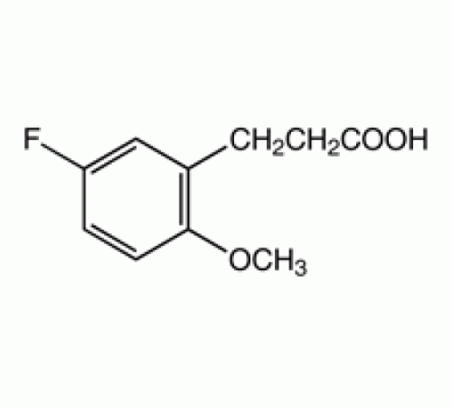 3 - (5-фтор-2-метоксифенил) пропионовой кислоты, 97%, Alfa Aesar, 250 мг