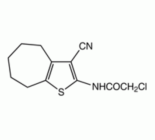 2-Хлор-N- (3-циано-5, 6,7,8-тетрагидро-4Н-циклогепта [b] тиофен-2-ил) ацетамид, 96%, Alfa Aesar, 5 г