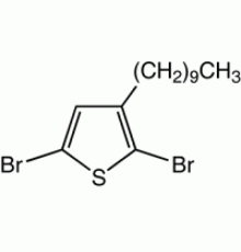 2,5-дибром-3-н-децилтиофен, 97%, Alfa Aesar, 250 мг