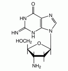 3'-амино-2 ', 3'-дидезоксигуанозин, 99%, Alfa Aesar, 1 г