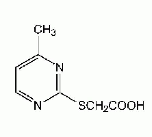 2-карбоксиметилтио-4-метилпиримидин, 98%, Alfa Aesar, 25 г