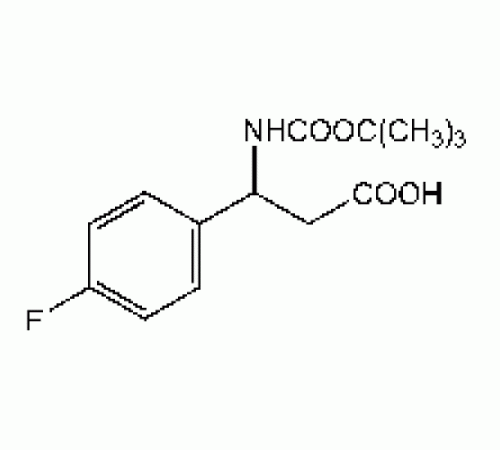 3 - (Boc-амино) -3 - (4-фторфенил) пропионовой кислоты, 98 +%, Alfa Aesar, 250 мг
