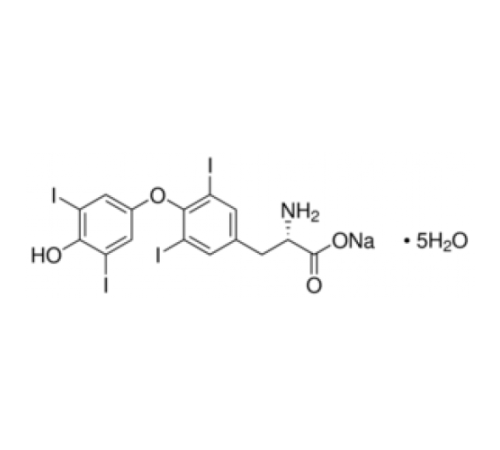 Пентагидрат натриевой соли L-тироксина 98% (ВЭЖХ), порошок Sigma T2501