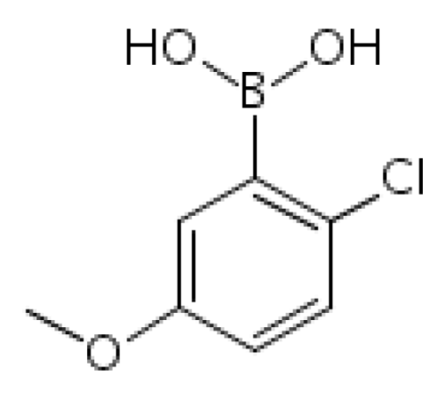 2-хлор-5-метоксифенилборная кислота, 97%, Acros Organics, 1г