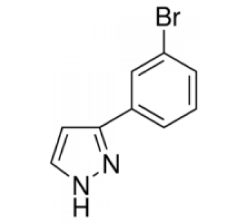3 - (3-бромфенил) -1Н-пиразол, 98%, Alfa Aesar, 1г