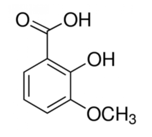 2-гидрокси-3-метоксибензойной кислоты, 98 +%, Alfa Aesar, 25г