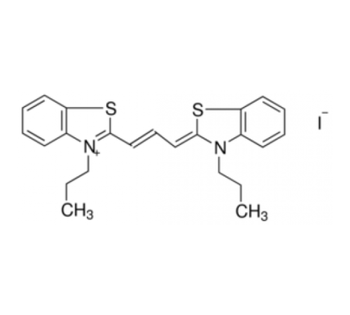 3,3 '-ди-н-пропилтиакарбоцианин йодид, 96%, Alfa Aesar, 250 мг