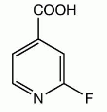 2-фторпиридин-4-карбоновой кислоты, 98%, Alfa Aesar, 1г