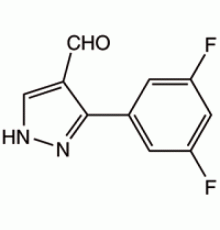 3 - (3,5-дифторфенил) -1Н-пиразол-4-карбоксальдегида, 98%, Alfa Aesar, 250 мг