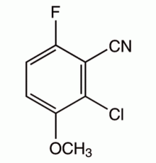 2-Хлор-6-фтор-3-метоксибензонитрил, 97%, Alfa Aesar, 1 г