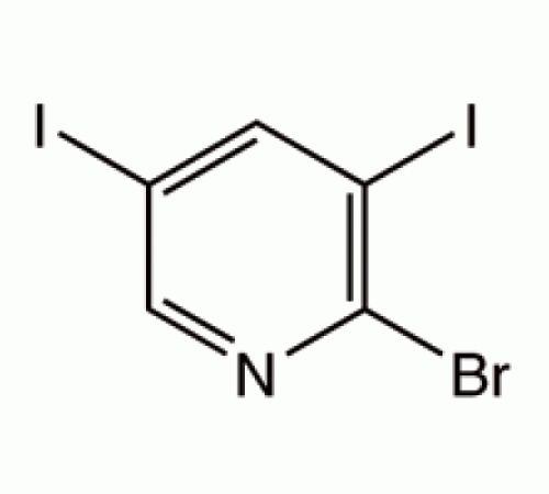 2-Бром-3, 5-дийодпиридин, 95%, Alfa Aesar, 250 мг