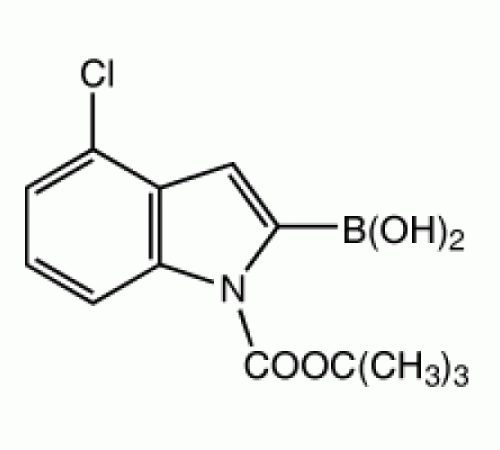 1-Вос-4-хлориндол-2-бороновой кислоты, 98%, Alfa Aesar, 1г