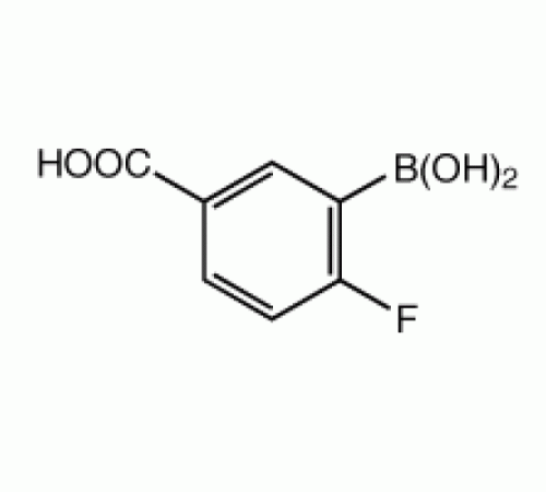 2-фтор-5-карбоксибензолбороновая кислота, 96%, Alfa Aesar, 250 мг