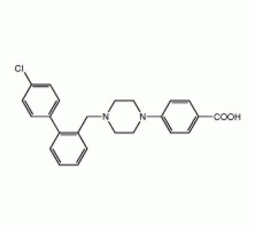 4 - [4 - (4'-хлор-2-бифенилилметил) -1-пиперазинил] бензойной кислоты, 97%, Alfa Aesar, 250 мг